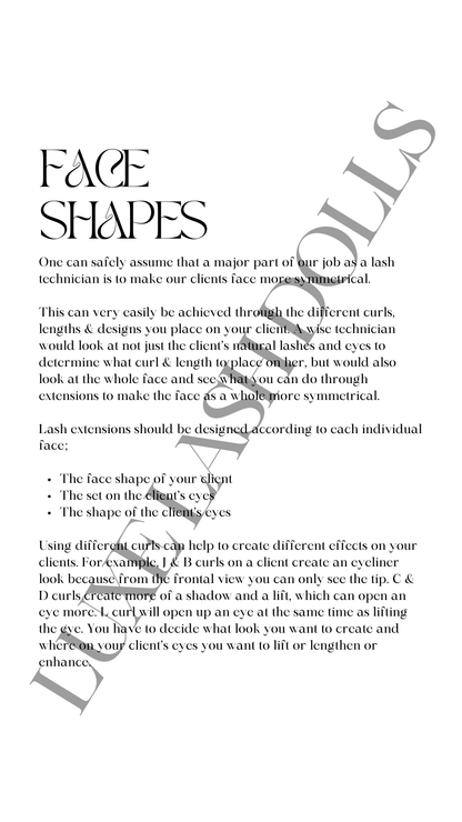 Lash Bible - Luxe Lash Dolls Training Ebook