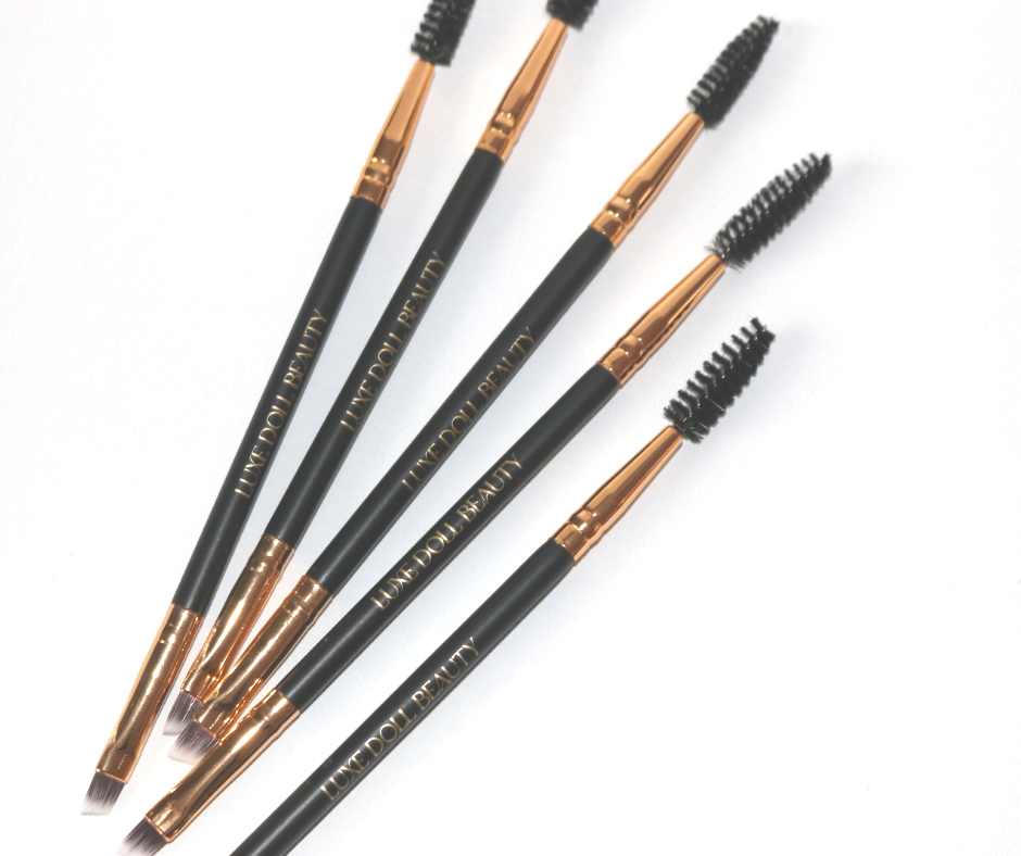 Dual Ended Angle Brush - Luxe Lash Dolls