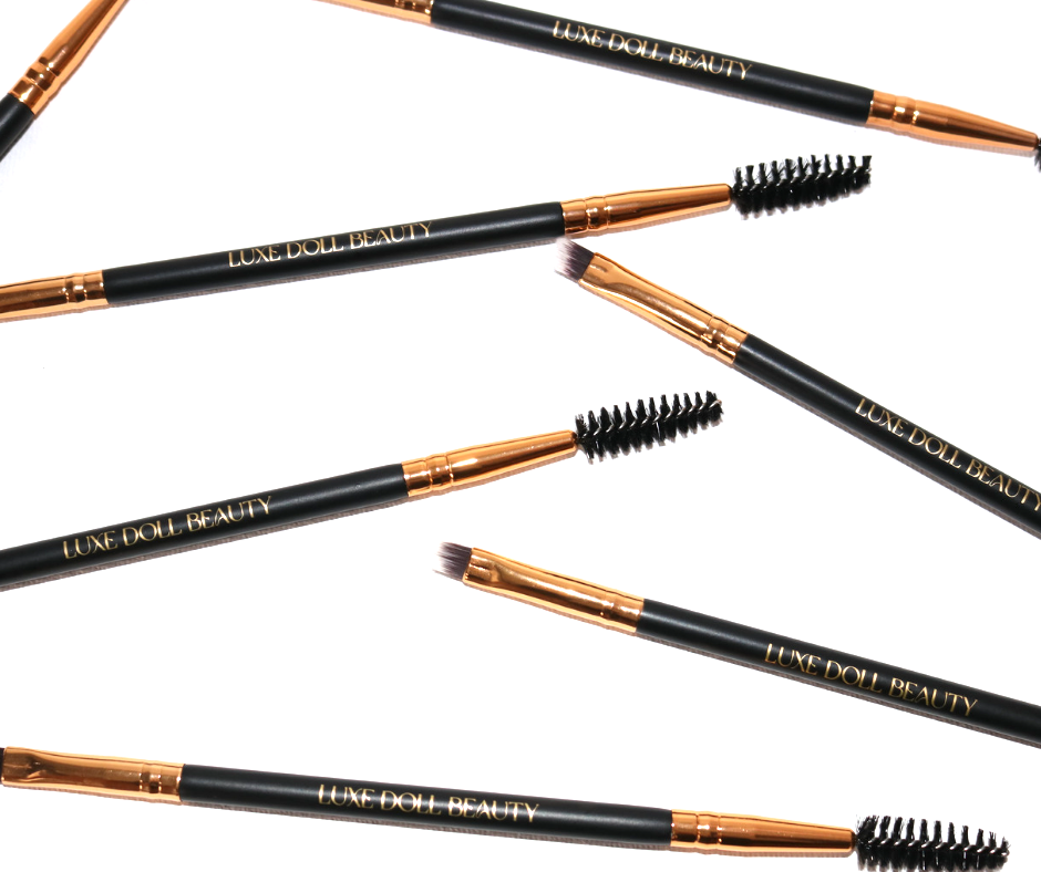 Dual Ended Angle Brush - Luxe Lash Dolls